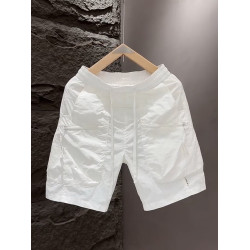 夏季新款男士速乾工裝短褲韓版百搭寬鬆情侶薄款沙灘五分褲子男款