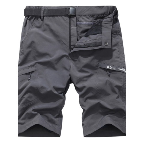 2025夏季新款多口袋速乾短褲男士戶外透氣運動寬鬆休閒工裝五分褲