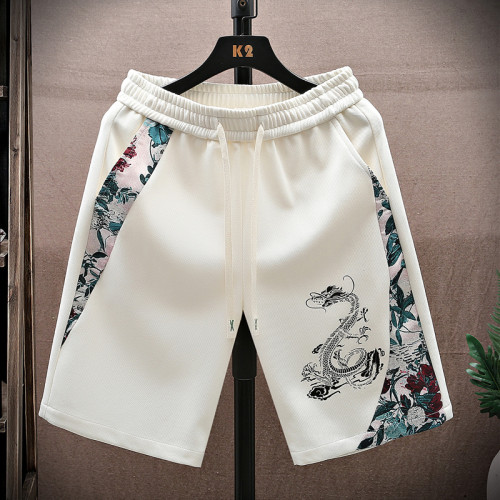 風短褲男夏季薄款寬鬆男裝五分褲男士國潮潮牌帥氣運動休閒褲