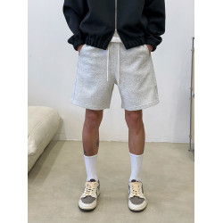 BurnBro美式休閒短褲男女夏季高街寬鬆運動健身五分褲情侶款380G