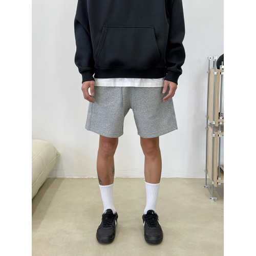 BurnBro美式休閒短褲男女夏季高街寬鬆運動健身五分褲情侶款380G