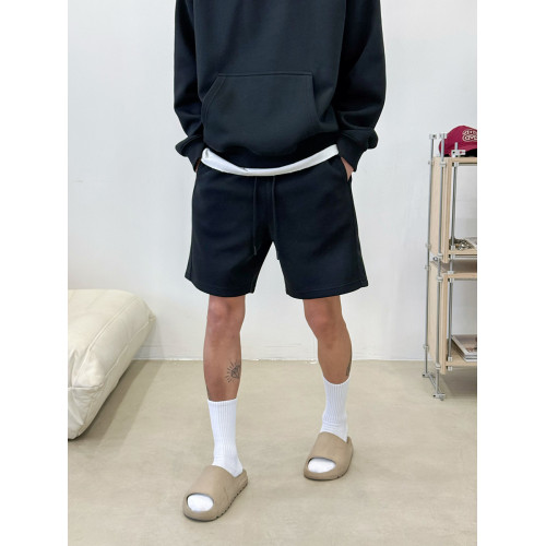 BurnBro美式休閒短褲男女夏季高街寬鬆運動健身五分褲情侶款380G