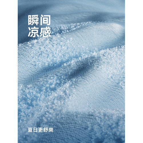 【涼感】GXG男裝 簡約針織斜紋短褲通勤冰絲五分褲 2025夏季