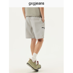 gxg.jeans男裝 多色戶外風網布口袋寬鬆工裝短褲男 25年夏季新款