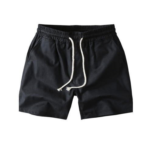 2025夏季薄款亞麻透氣三分褲男士潮流百搭修身外穿美式休閒短褲子