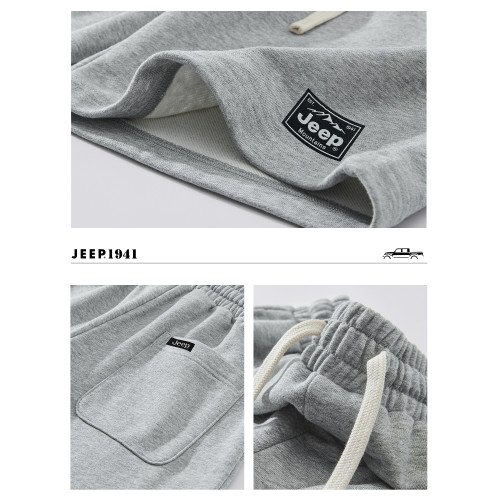 JEEP吉普運動衛褲短褲男款夏季2025新款寬鬆直筒高級感五分中褲子