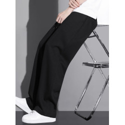 秋冬高個子190加長版120cm男褲加肥大碼胖子運動褲直筒寬鬆休閒褲