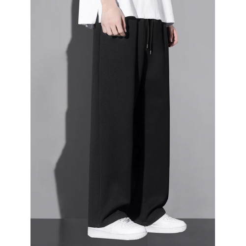 秋冬高個子190加長版120cm男褲加肥大碼胖子運動褲直筒寬鬆休閒褲