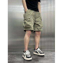 機能風直筒大褲衩時尚大兜潮流寬鬆工裝短褲男夏季新款休閒五分褲