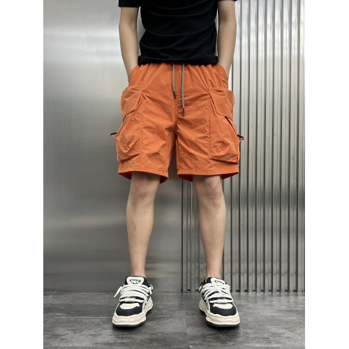 機能風直筒大褲衩時尚大兜潮流寬鬆工裝短褲男夏季新款休閒五分褲