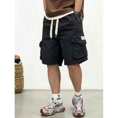 夏季薄款美式高街迷彩工裝短褲男士個性寬鬆休閒褲痞帥百搭五分褲