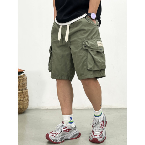 夏季薄款美式高街迷彩工裝短褲男士個性寬鬆休閒褲痞帥百搭五分褲