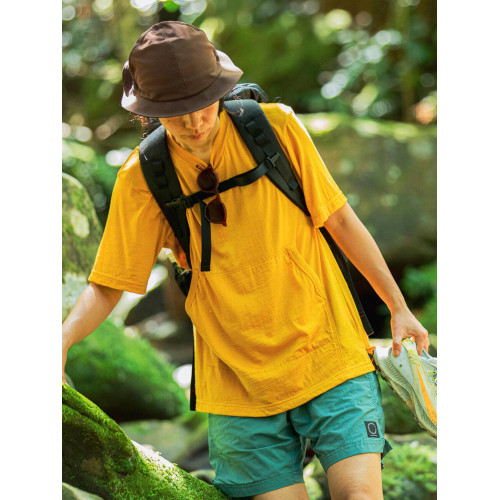 山之道 yamatomichi 5-P 戶外機能多口袋防水透氣速乾五分短褲男