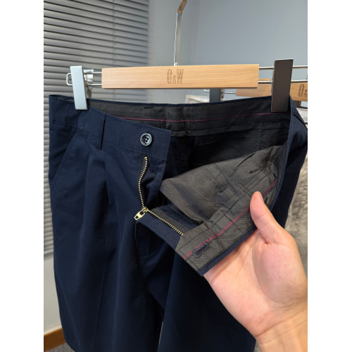 雙褶純棉西裝短褲男2025新款中年爸爸裝夏季外穿五分褲男休閒直筒