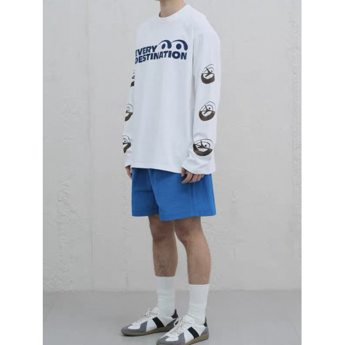 夏日登山戶外露營速乾抽繩五分褲男休閒寬鬆運動百搭不過膝短褲