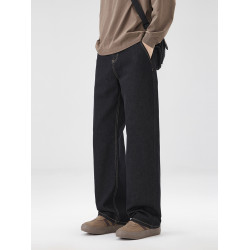 餘單撿漏！一線大牌剪標彈力牛仔褲男裝直筒寬鬆秋冬新品