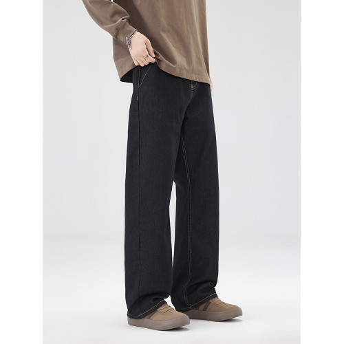 餘單撿漏！一線大牌剪標彈力牛仔褲男裝直筒寬鬆秋冬新品