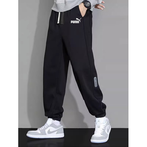 奧萊專櫃秋冬新款純棉衛褲男休閒寬鬆束腳男士百搭運動褲長褲子潮