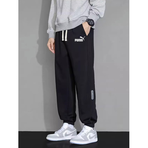 奧萊專櫃秋冬新款純棉衛褲男休閒寬鬆束腳男士百搭運動褲長褲子潮