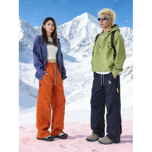 東北零下40度軟殼沖鋒褲男女冬季加絨防寒工裝褲子戶外登山滑雪褲