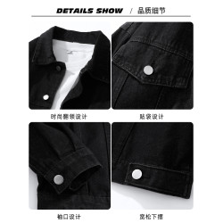 NW真維斯牛仔外套男款春秋季2026新款潮流高街夾克男士寬鬆上衣服