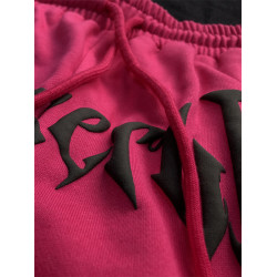 玫紅色短褲男2026新款美式重磅毛圈運動褲夏季紅色籃球寬鬆休閒褲