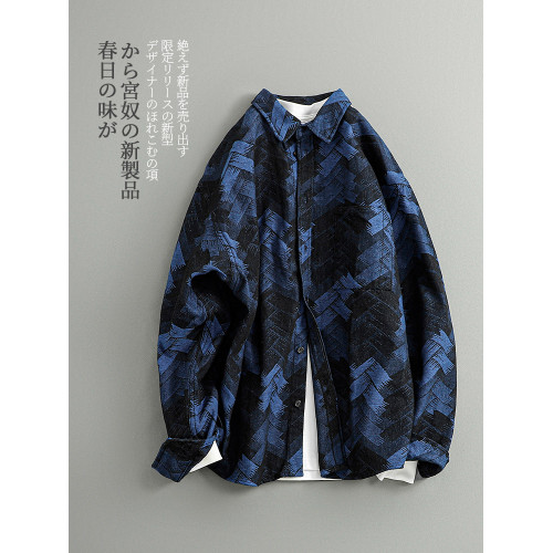 【設計師品牌】新品官方直降丨品質嚴選丨復古風休閒寬鬆繙領襯衫