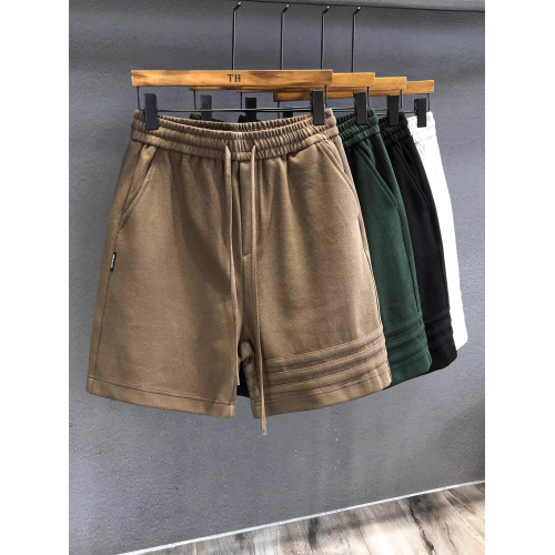 重磅運動休閒美式短褲男士夏季2025新款純色簡約寬鬆五分沙灘褲男 重磅運動休閒美式短褲男士夏季2025新款純色簡約寬鬆五分沙灘褲男