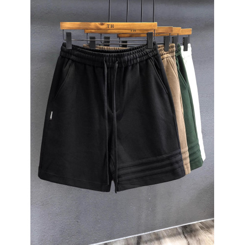 重磅運動休閒美式短褲男士夏季2025新款純色簡約寬鬆五分沙灘褲男 重磅運動休閒美式短褲男士夏季2025新款純色簡約寬鬆五分沙灘褲男