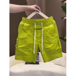 工裝短褲男夏季時尚潮流網紅沙灘褲子寬鬆帥氣大口袋2025新款中褲