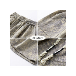 WASSUP PALM短褲男2025新款夏季紥染薄款美式潮牌寬鬆大碼五分褲