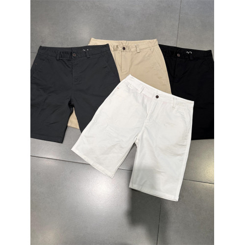 2025夏季新款薄款男士白色五分短褲潮牌韓版修身純色中褲休閒褲潮