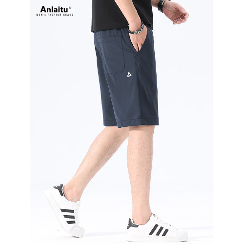 高級感輕熟簡約帥氣休閒短褲男士夏季戶外速乾運動五分中褲男潮牌