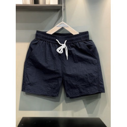 2025夏季薄款冰絲速乾休閒短褲男士純色簡約青年四分褲運動大褲衩