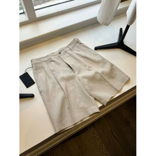 老錢風棉麻短褲男夏季薄款輕熟風高級感五分中褲寬鬆休閒西裝褲子