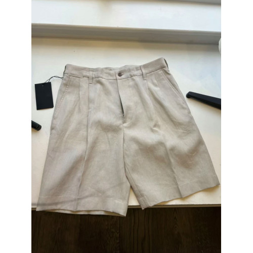 老錢風棉麻短褲男夏季薄款輕熟風高級感五分中褲寬鬆休閒西裝褲子