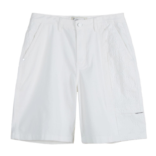 專櫃價899【歐】剪標男裝夏季潮流壓花寬鬆牛仔短褲62250/25SH-91