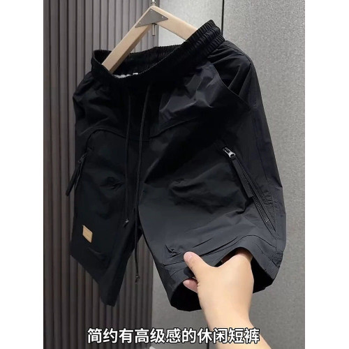 夏季潮牌美式工裝速乾短褲男痞帥氣質戶外沙灘透氣休閒運動五分褲