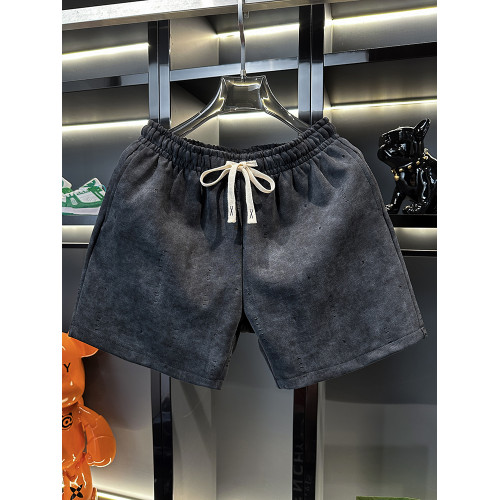 破洞紥染短褲夏季新款輕奢重磅高棉感親膚四分褲休閒男女寬鬆運動 破洞紥染短褲夏季新款輕奢重磅高棉感親膚四分褲休閒男女寬鬆運動