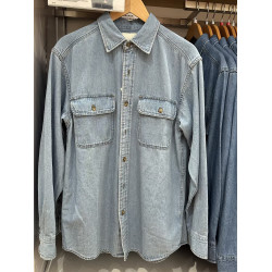 男裝女裝牛仔襯衫男/水洗産品長袖襯衣26春新款上衣男/V23/484245