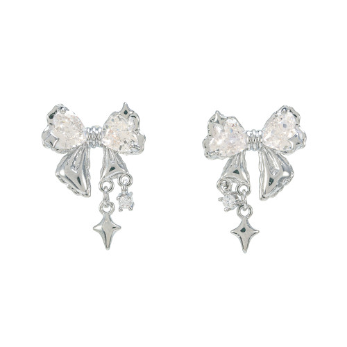 蝴蝶結耳釘女小衆設計感耳環高級耳飾可愛耳夾無耳洞耳墜生日禮物 蝴蝶結耳釘女小衆設計感耳環高級耳飾可愛耳夾無耳洞耳墜生日禮物