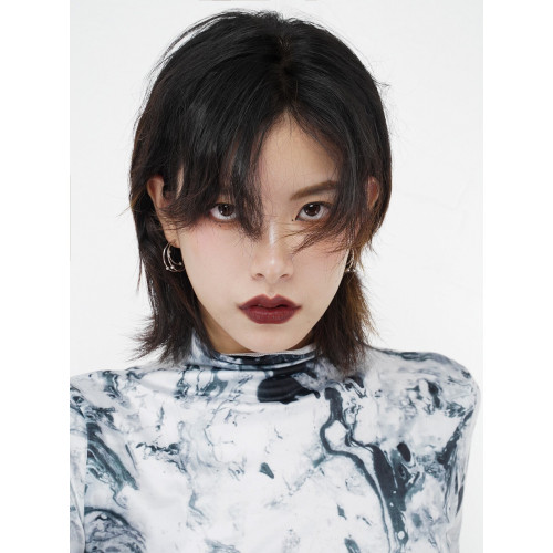 SUMIYAKI耳環女2024年新款潮防過敏圓圈耳飾小衆設計感高級耳釘酷