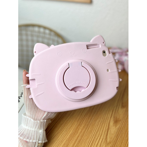 卡通2022新款iPad Air3保護套mini2平板殼pro11矽膠套iPad10防摔10.2寸全包air4旋轉支架適用蘋果air5迷你6代