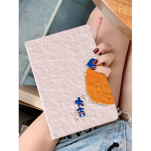 日韓簡約2022新款iPad air2保護套mini5平板殼pro11筆槽10十代9適用於蘋果air4亞克力3迷你6皮套12.9寸書本78