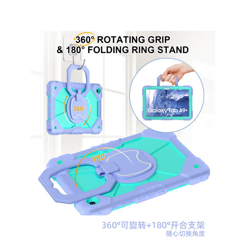 適用三星a9平板保護套taba8a9+平板電腦保護殼無磁Samsung Galaxy A7lite帶筆槽旋轉支架防摔抗彎時尚矽膠殼 適用三星a9平板保護套taba8a9+平板電腦保護殼無磁Samsung Galaxy A7lite帶筆槽旋轉支架防摔抗彎時尚矽膠殼