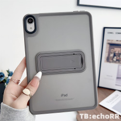 適用於iPadMini6平板保護套 支架 膚感 磨砂 Air6 5 4 10.9寸 硬底軟邊殼 Pro11寸 2024 簡約 iPad 10 9 8 7