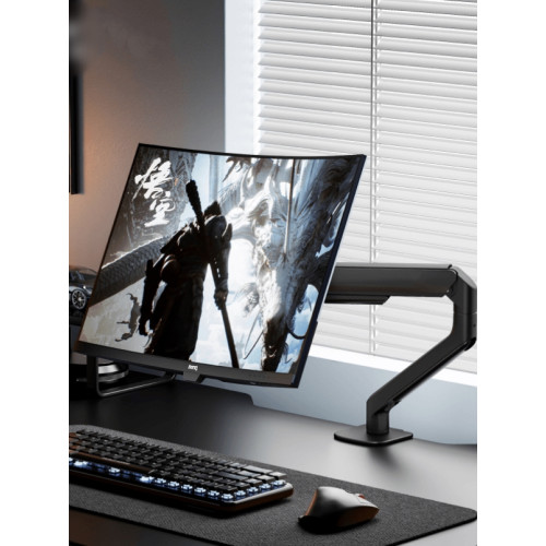 健樂吉顯示器電腦機械臂支架快裝免打孔可升降懸浮螢幕竪屏可旋轉 健樂吉顯示器電腦機械臂支架快裝免打孔可升降懸浮螢幕竪屏可旋轉