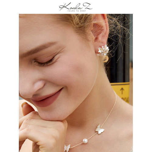 【花團錦簇】日系綉球花朵花瓣甜美耳環無耳洞耳夾女耳釘蚊香盤