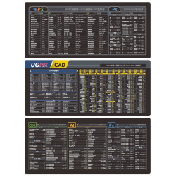 滑鼠墊超大號辦公wps word excel ppt ps ai cdr cad常用快捷鍵墊