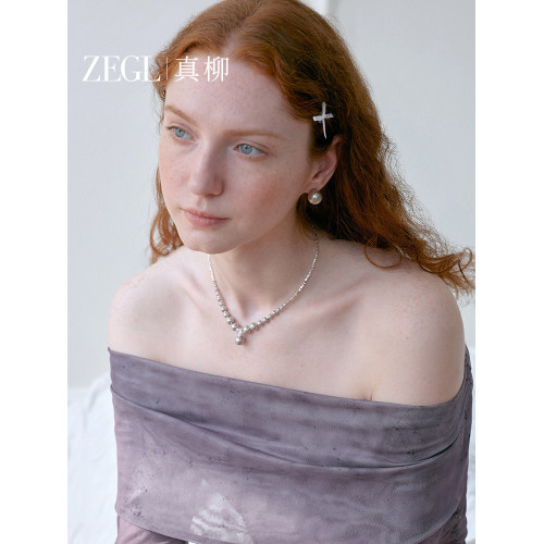 ZEGL人造珍珠耳釘女輕奢高級耳夾氣質大耳環銀針新款爆款精緻耳飾